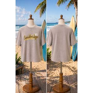 Vintage Sandbridge Surf Gear Tee XL Beach Surf Graphic Faded